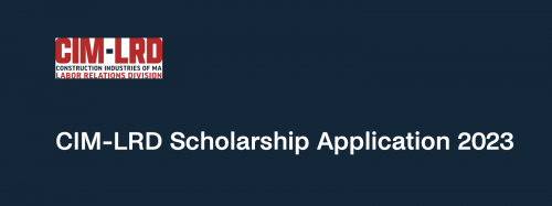 CIM-LRD Scholarship Application Update